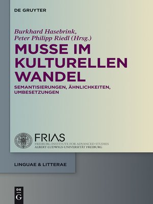 cover image of Muße im kulturellen Wandel